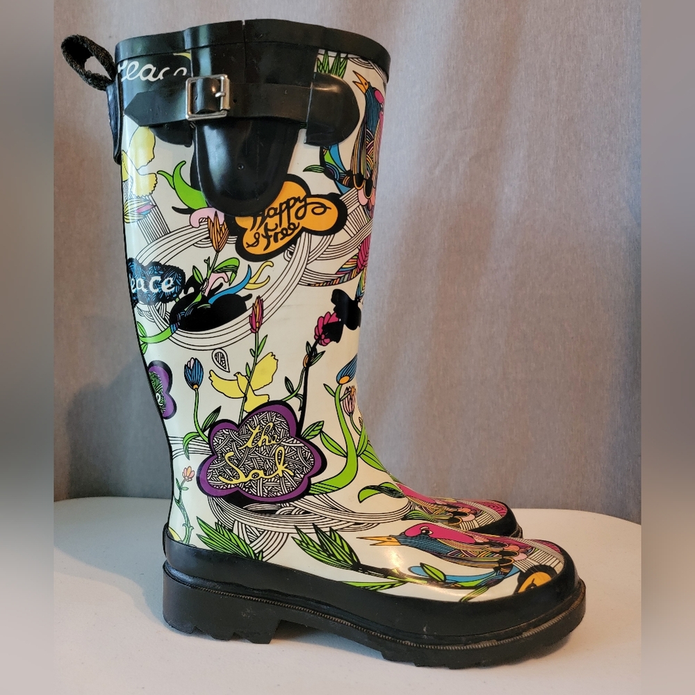 The Sak Multicolor Nature Rain Boots - Picture 3 of 6